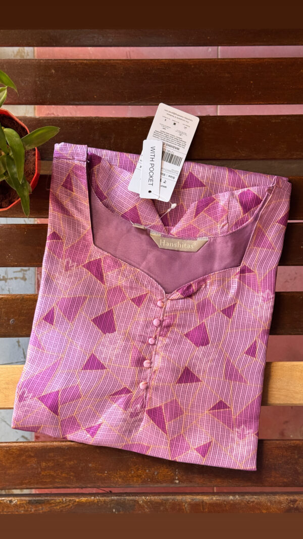 Tissue Kota Kurti with lining