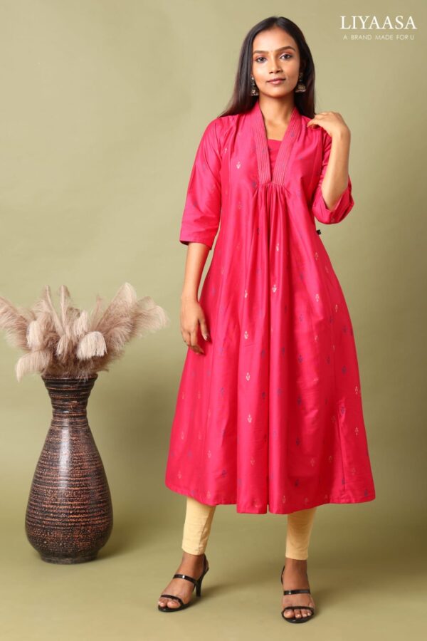 Anarkali V neck Kurtis