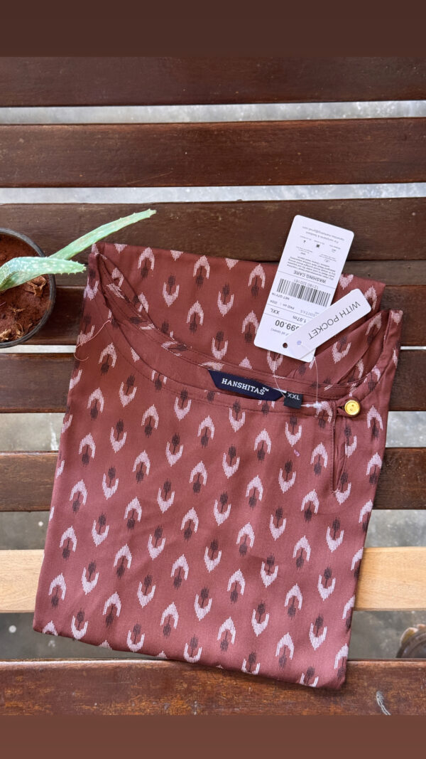 Premium Boat Neck Kurti