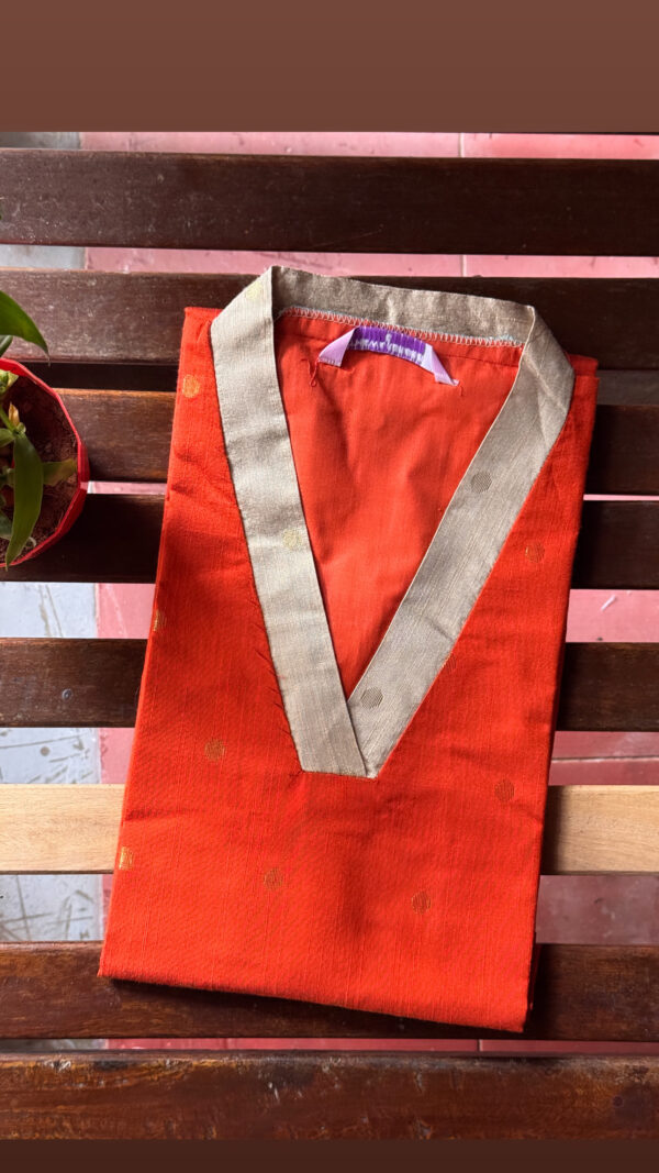 Handloom Silk Kurti with lining