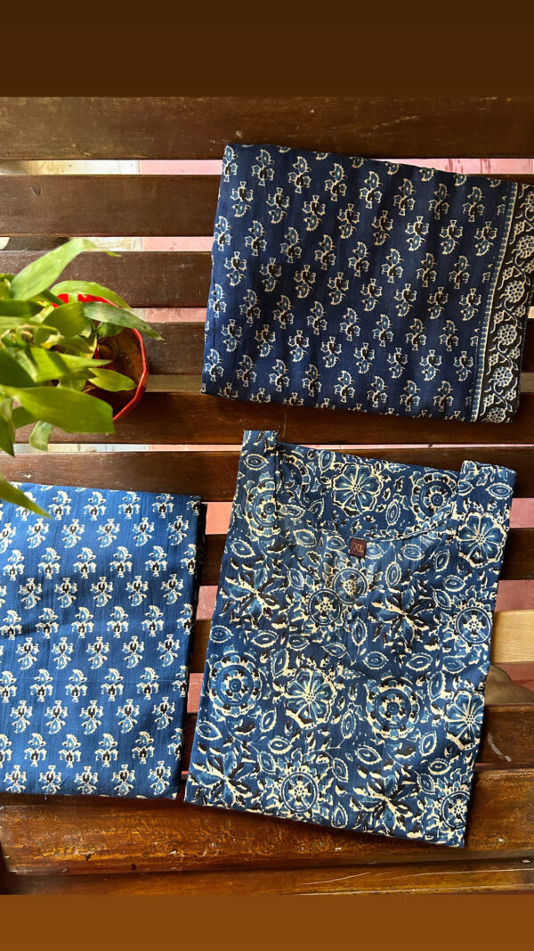 Kalamkari Cotton 3pc sets