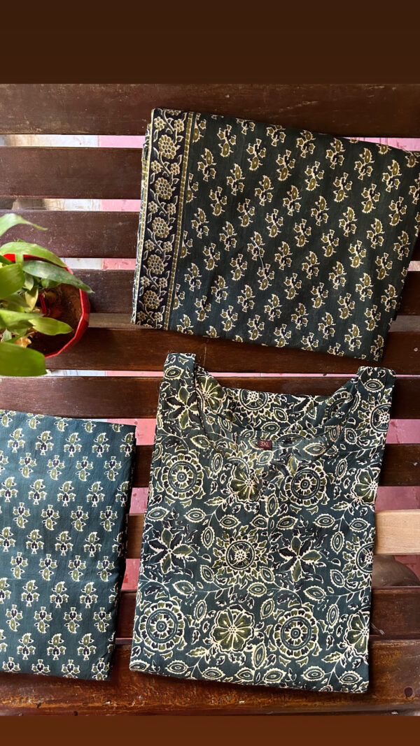 Kalamkari Cotton 3pc sets