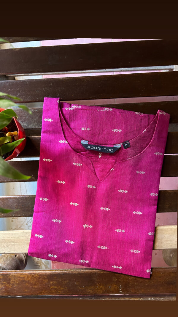 Handloom Silk Kurti with lining