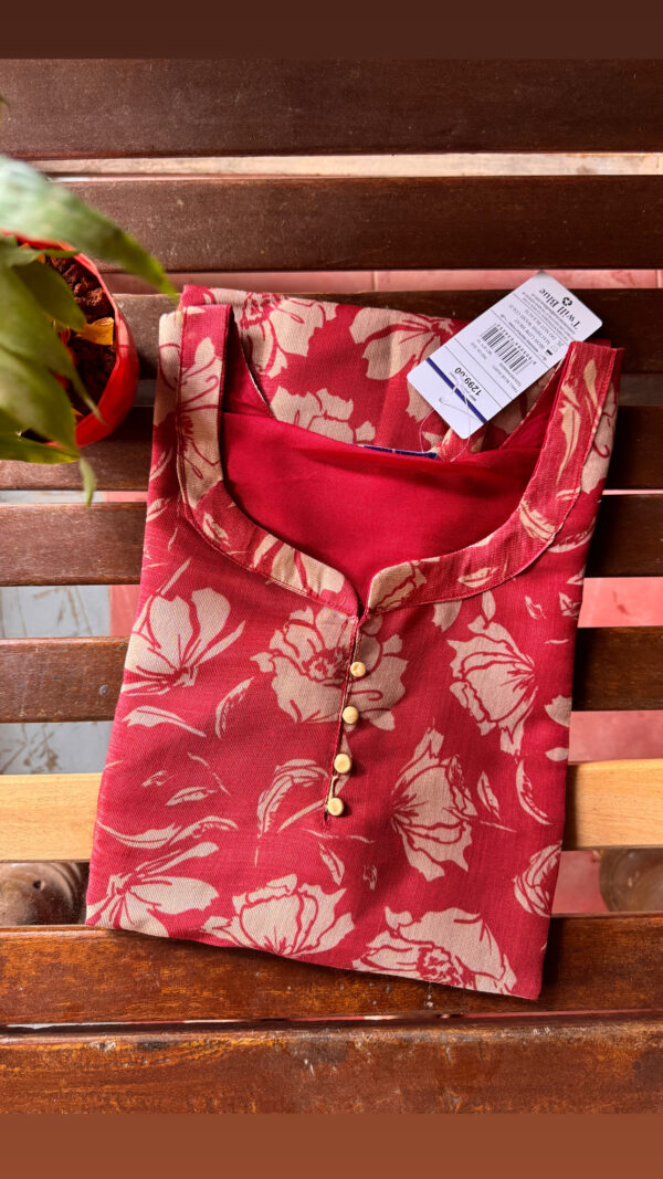 Tissue Silk Kurti with lining