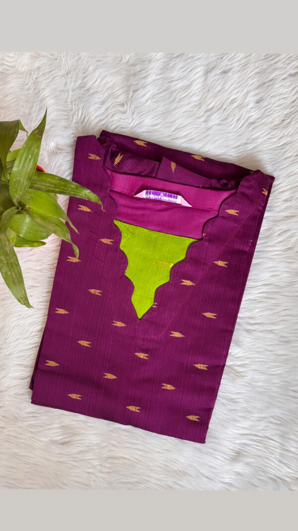 Handloom Silk Kurti with lining