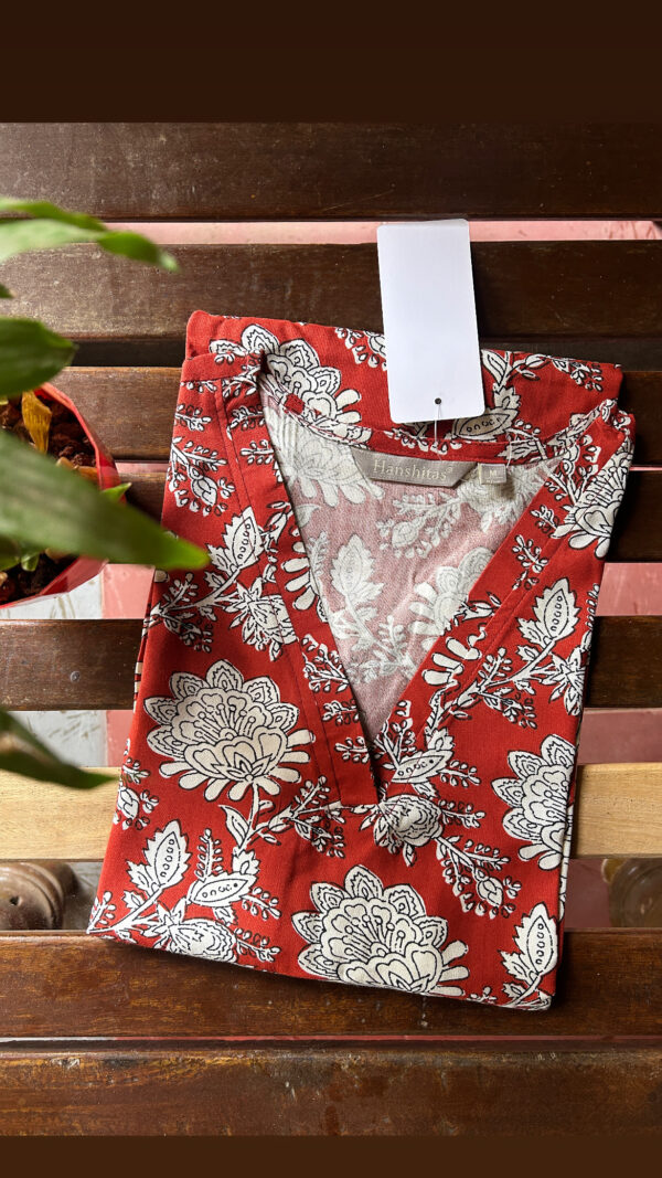 Premium V-Neck Kurti