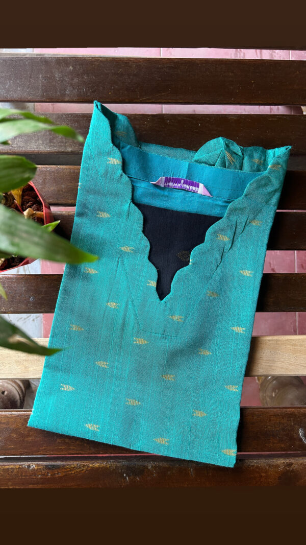 Handloom Silk Kurti with lining
