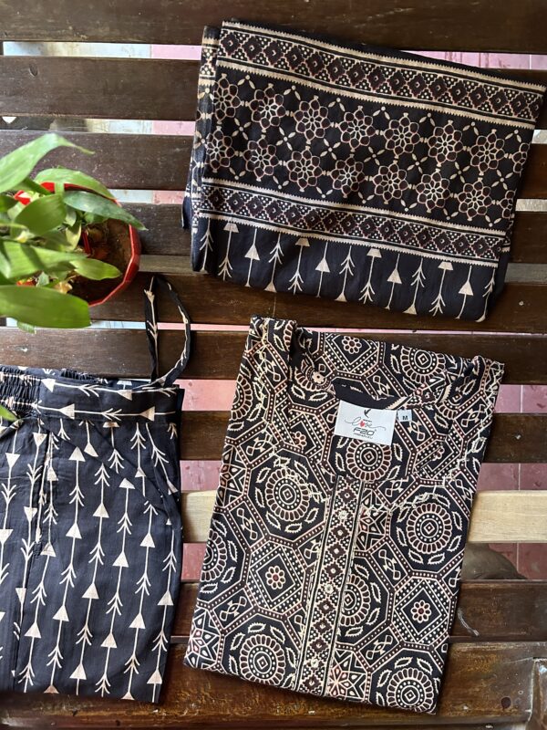 Ajrakh Cotton 3pc sets