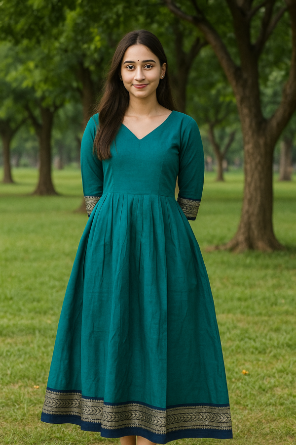 Chettinad cotton gown