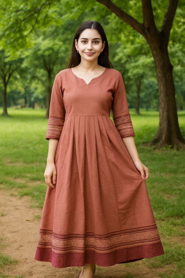 Chettinad cotton gown