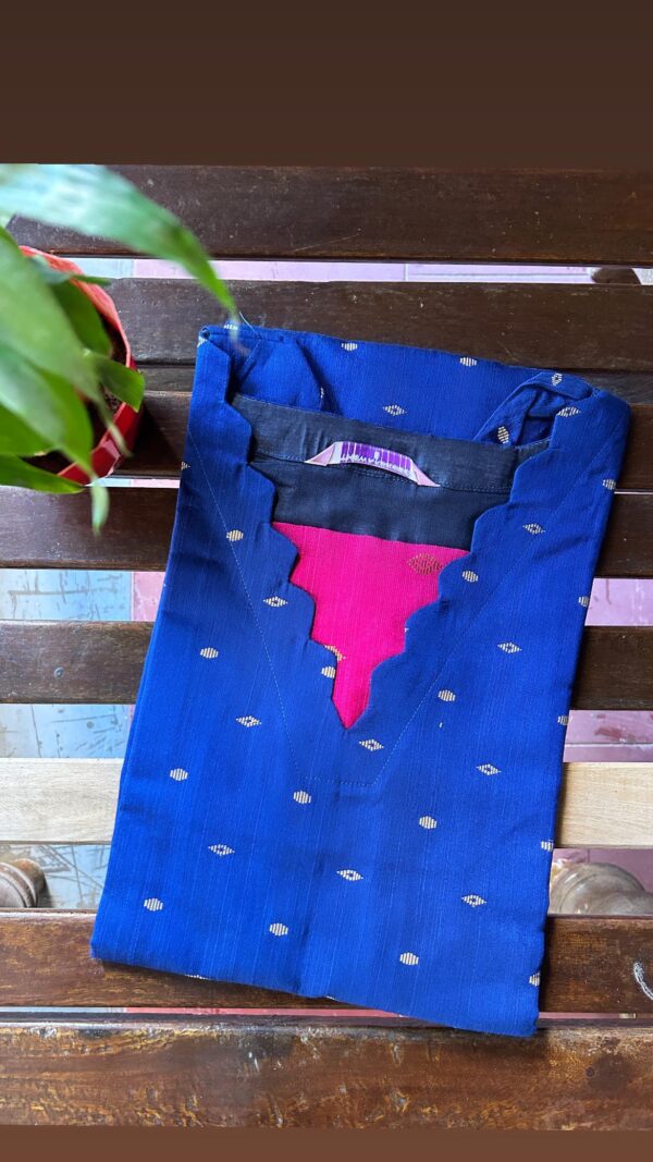 Handloom Silk Kurti with lining