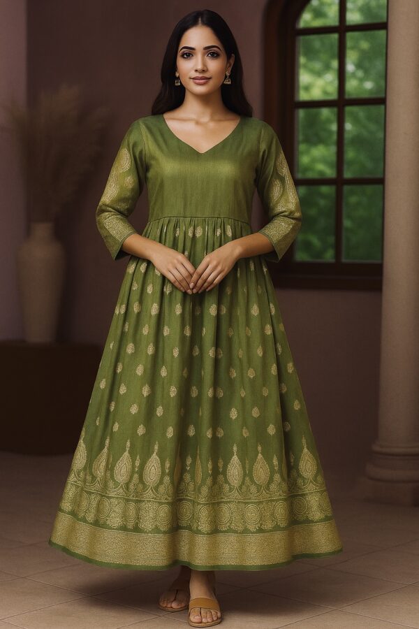 Jacquard gown - Image 2