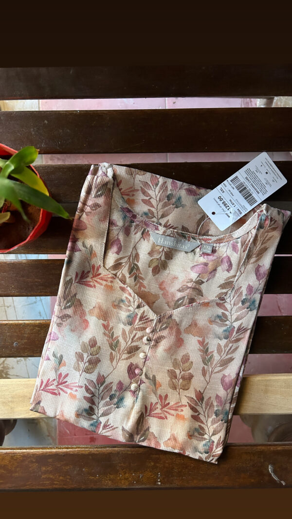 Soft Tissue Silk Kurti with lining
