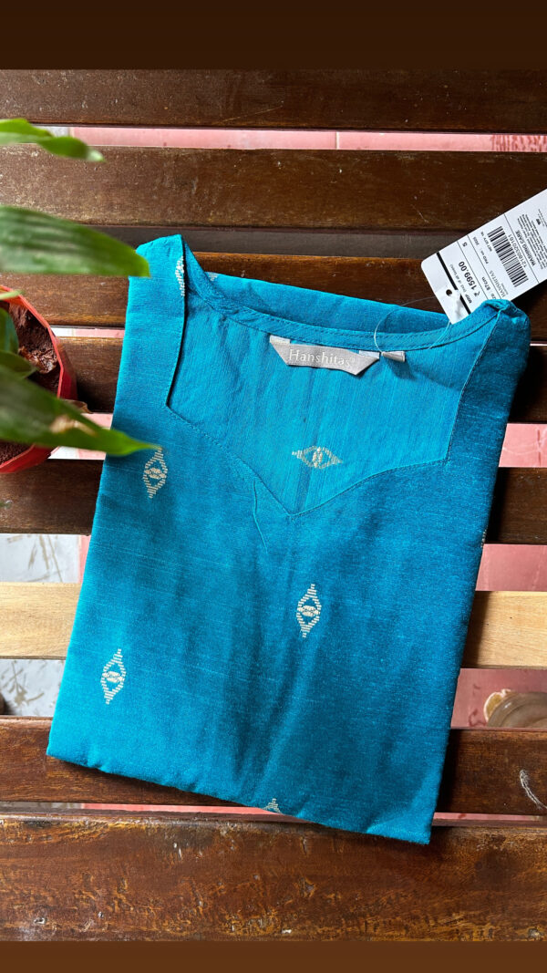 Raw silk Kurti with lining