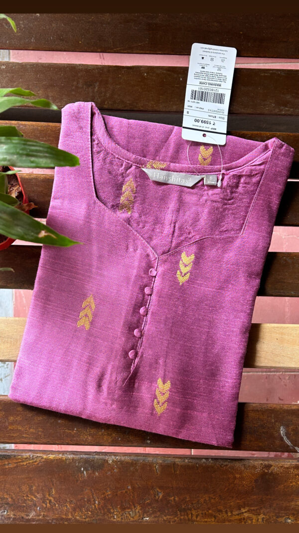 Raw silk Kurti with lining