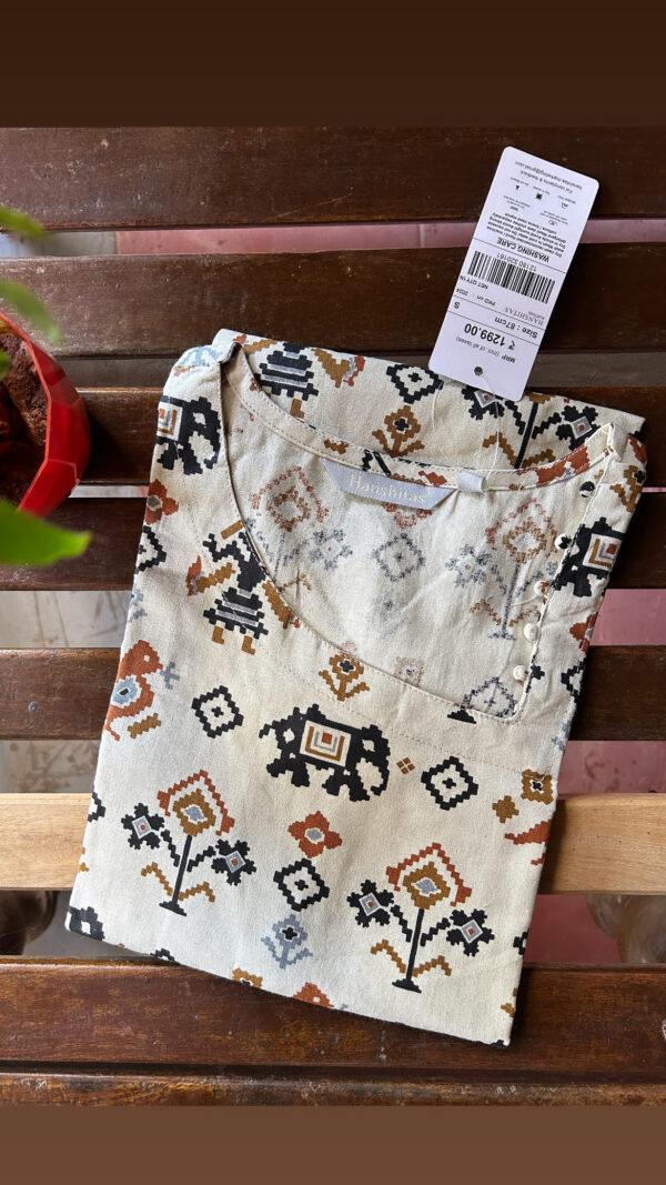 Warli flex Cotton Kurtis