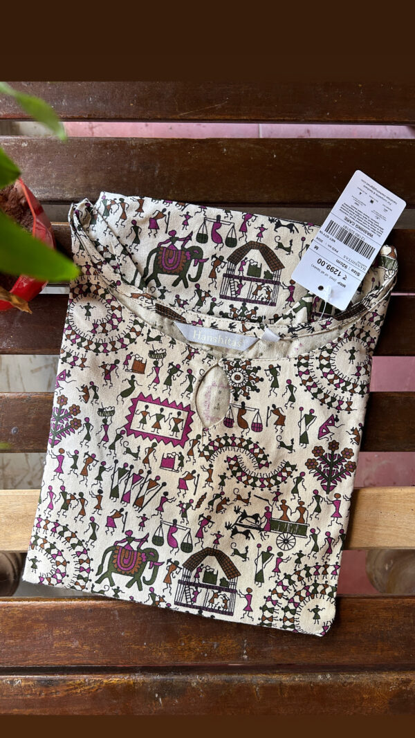 Warli flex Cotton Kurtis
