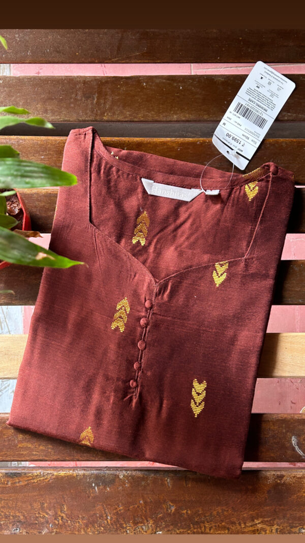 Raw silk Kurti with lining