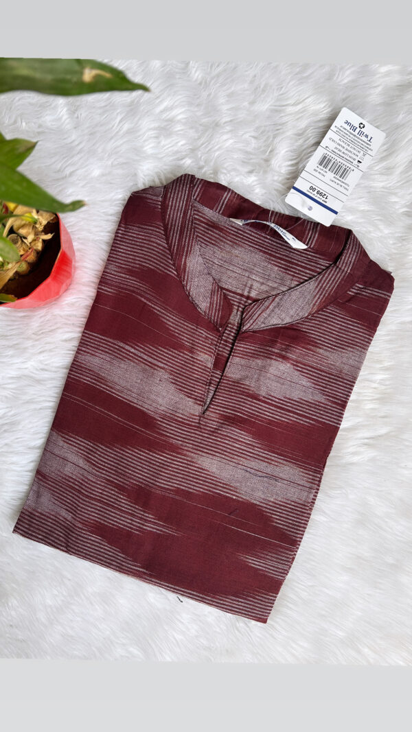 Ikkat Cotton Kurtis