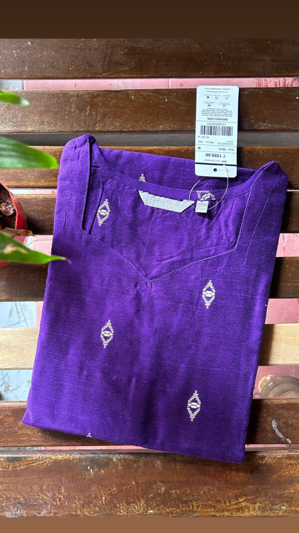 Raw silk Kurti with lining