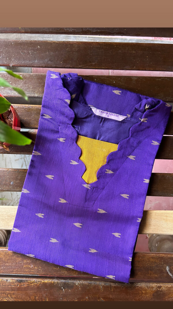 Raw silk Kurti with lining