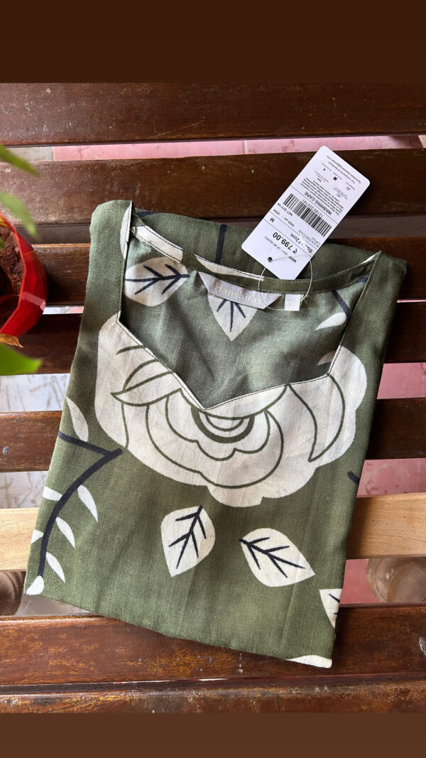 Slub linen Kurtis