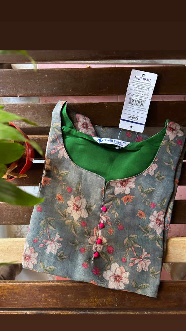 Tissue Silk Kurti with lining
