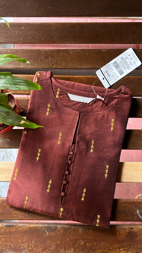 Raw silk Kurti with lining