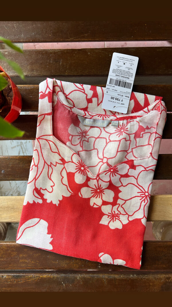 Slub linen Kurtis