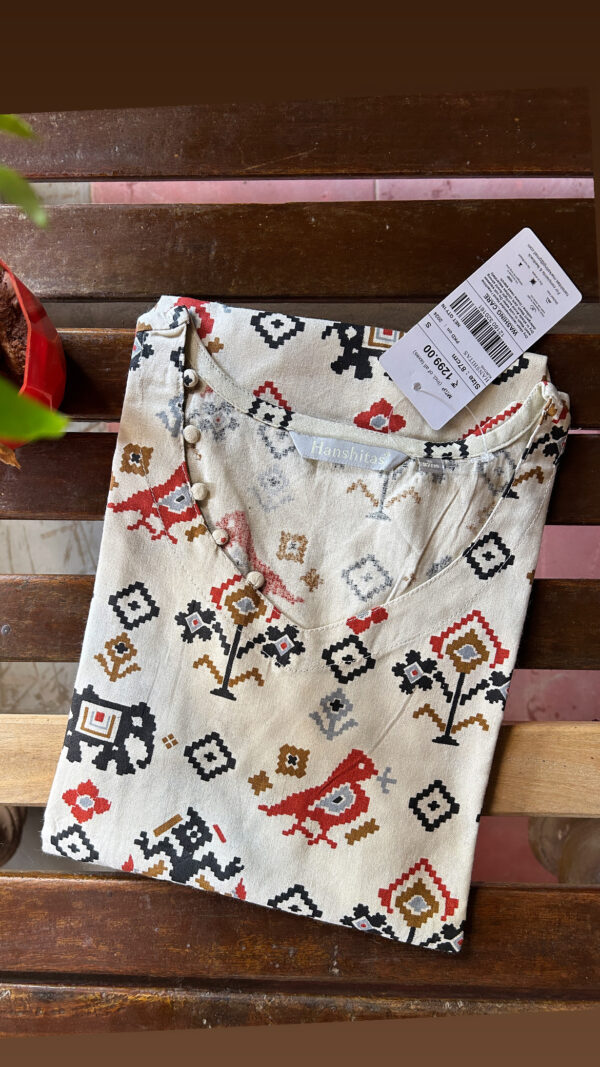 Warli flex Cotton Kurtis