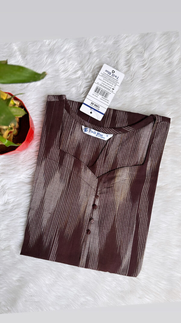 Ikkat Cotton Kurtis