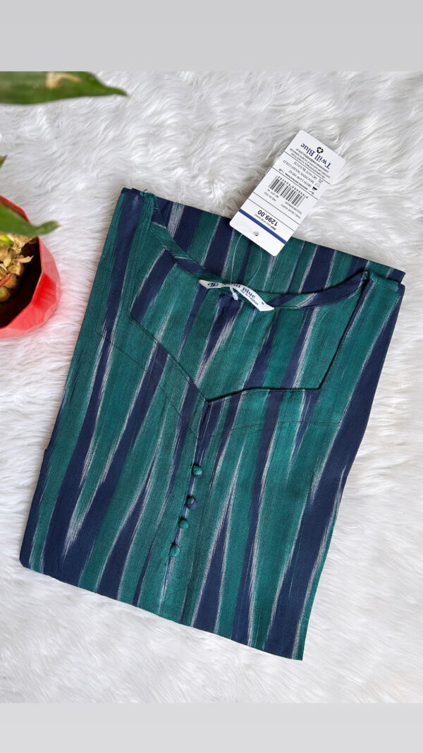 Ikkat Cotton Kurtis