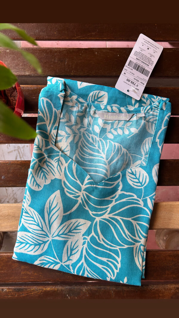Slub linen Kurtis