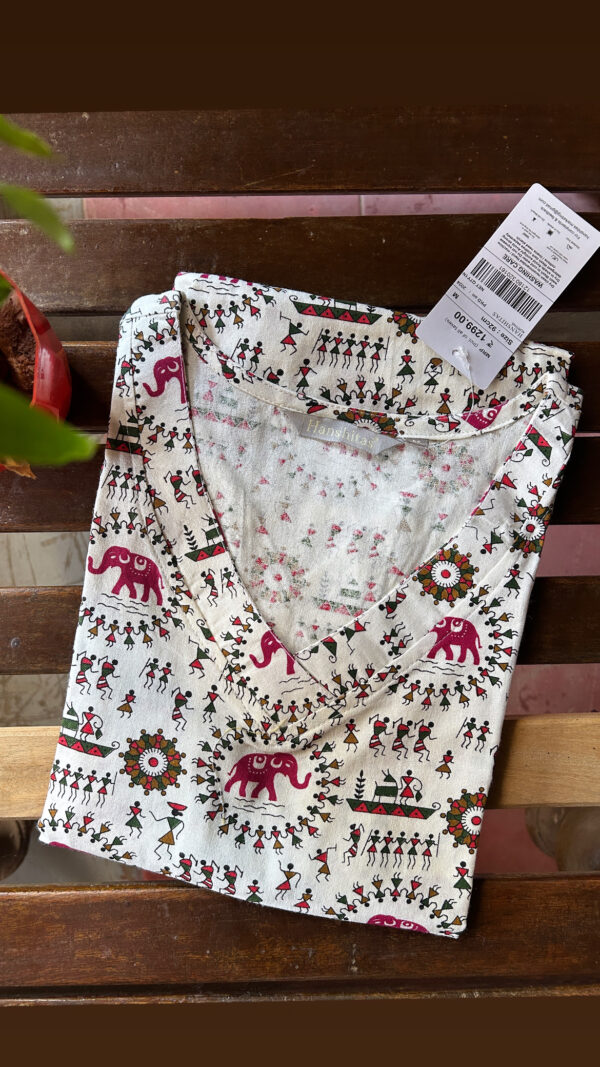 Warli flex Cotton Kurtis