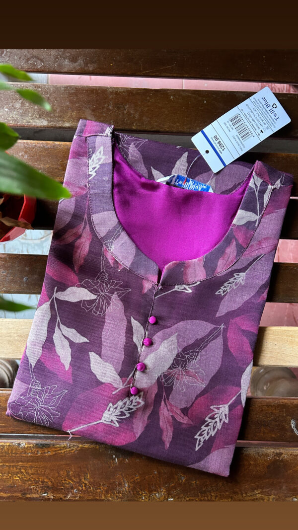 Tissue Silk Kurti with lining