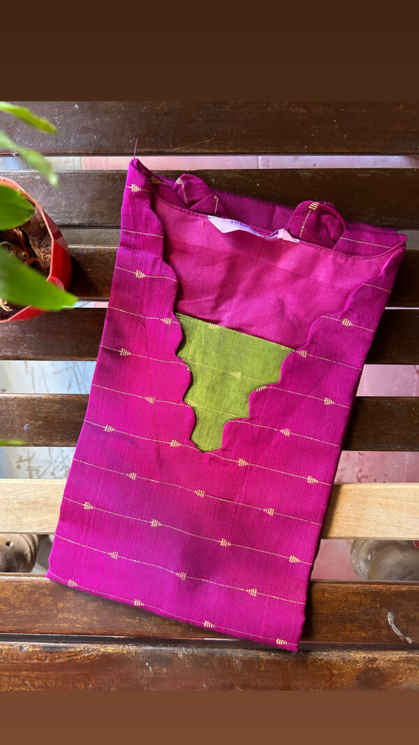 Raw silk Kurti with lining