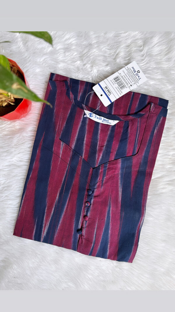 Ikkat Cotton Kurtis