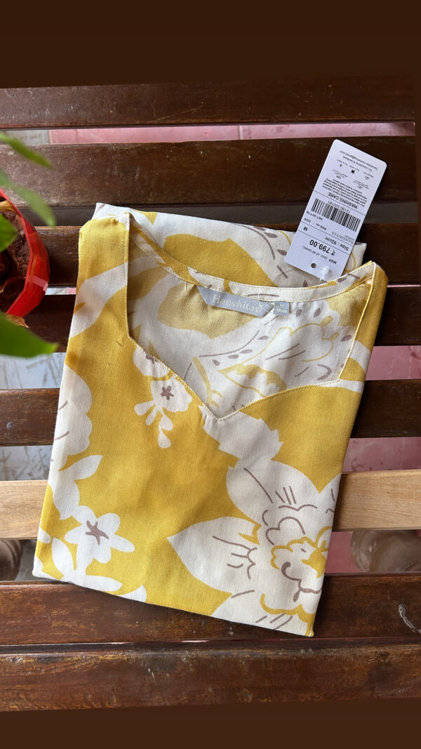 Slub linen Kurtis