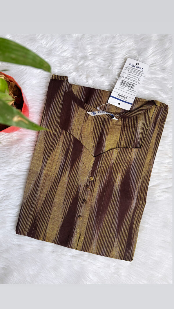 Ikkat Cotton Kurtis