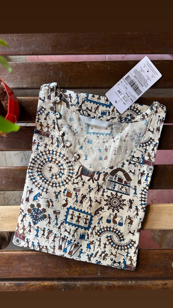 Warli flex Cotton Kurtis
