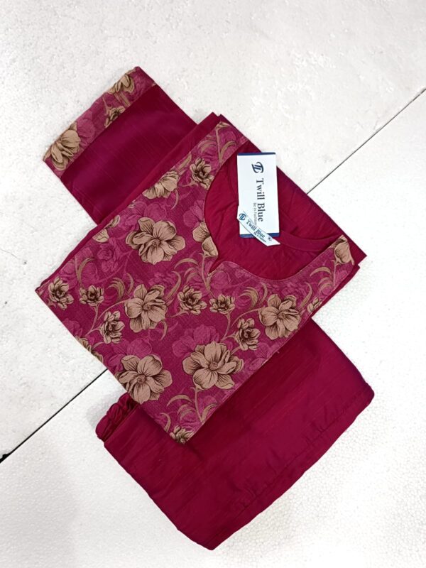 Digital silk kurti sets