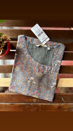 Hakoba cotton Kurti with lining