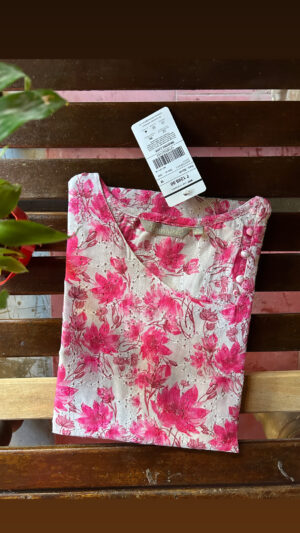 Hakoba cotton Kurti with lining