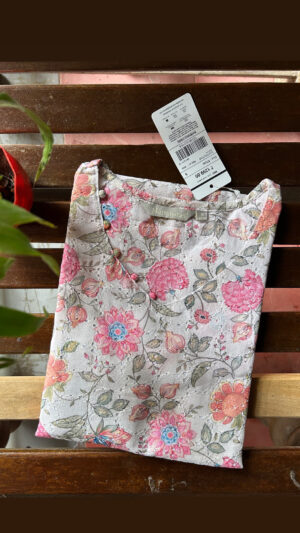 Hakoba cotton Kurti with lining