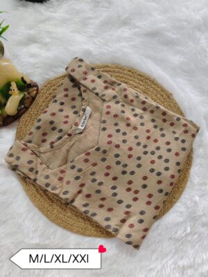 Crushed fabric kurtis