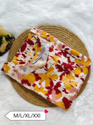 Crushed fabric kurtis