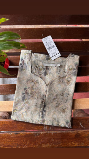 Tissue silk Kurti with lining