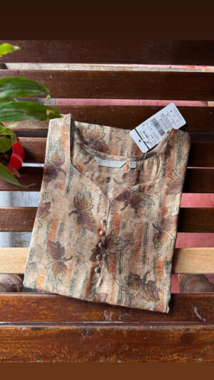 Tissue silk Kurti with lining