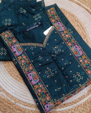 Premium silk kurti sets