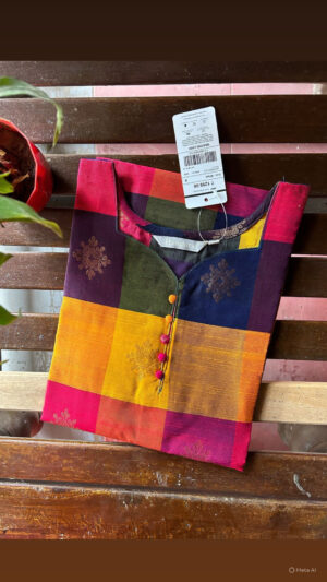 Raw silk Kurti with lining